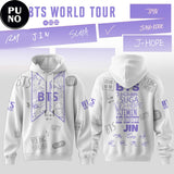 BTS Comeback & World Tour 2026 White Hoodie