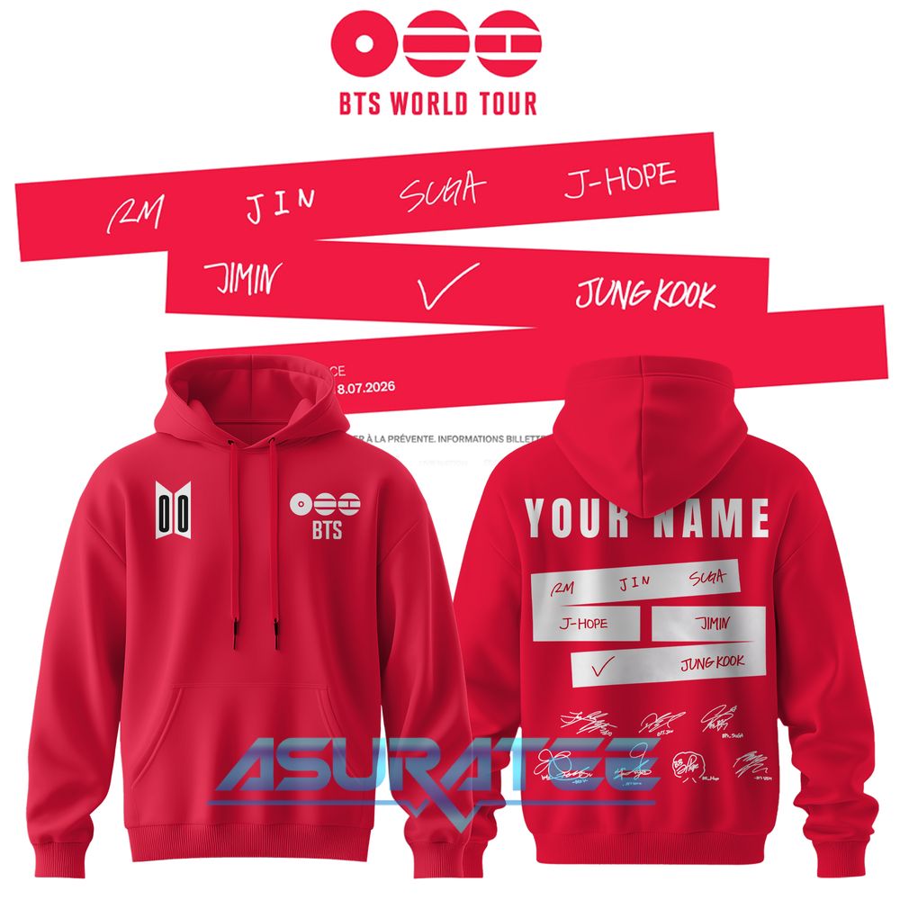 BTS Comeback & World Tour 2026 Limited Edition Hoodie, Cap