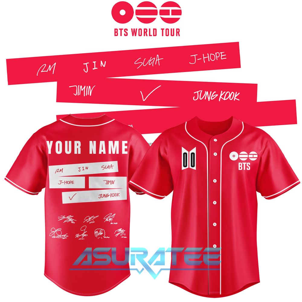BTS Comeback & World Tour 2026 Limited Edition Jersey