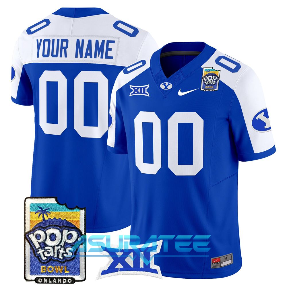 BYU Cougars 2025 Pop-Tarts Bowl Limited Custom Football Jersey