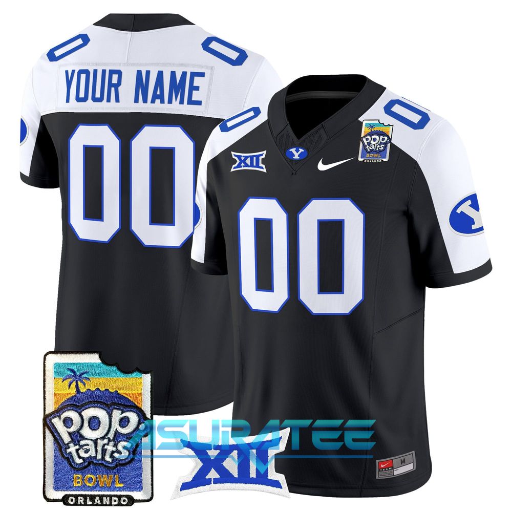 BYU Cougars 2025 Pop-Tarts Bowl Limited Custom Football Jersey