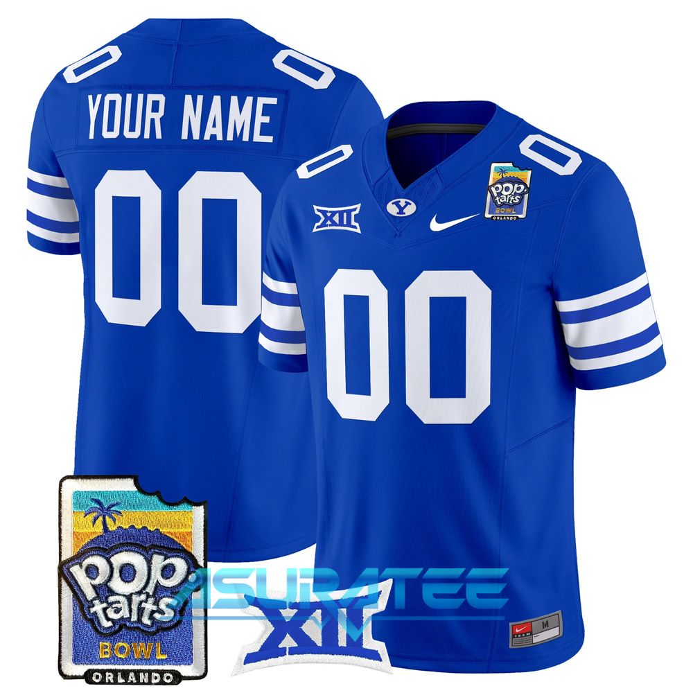 BYU Cougars 2025 Pop-Tarts Bowl Limited Custom Football Jersey