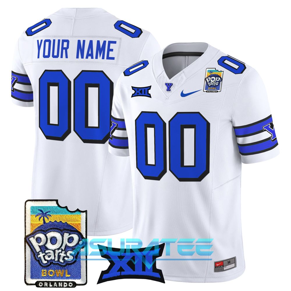 BYU Cougars 2025 Pop-Tarts Bowl Limited Custom Football Jersey