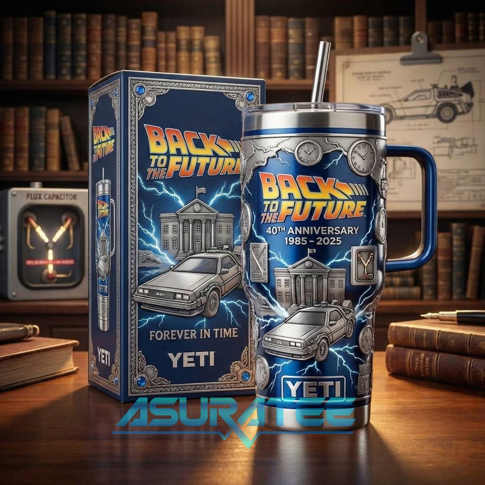 Back to The Future 40th Anniversary Special YETI Tumbler