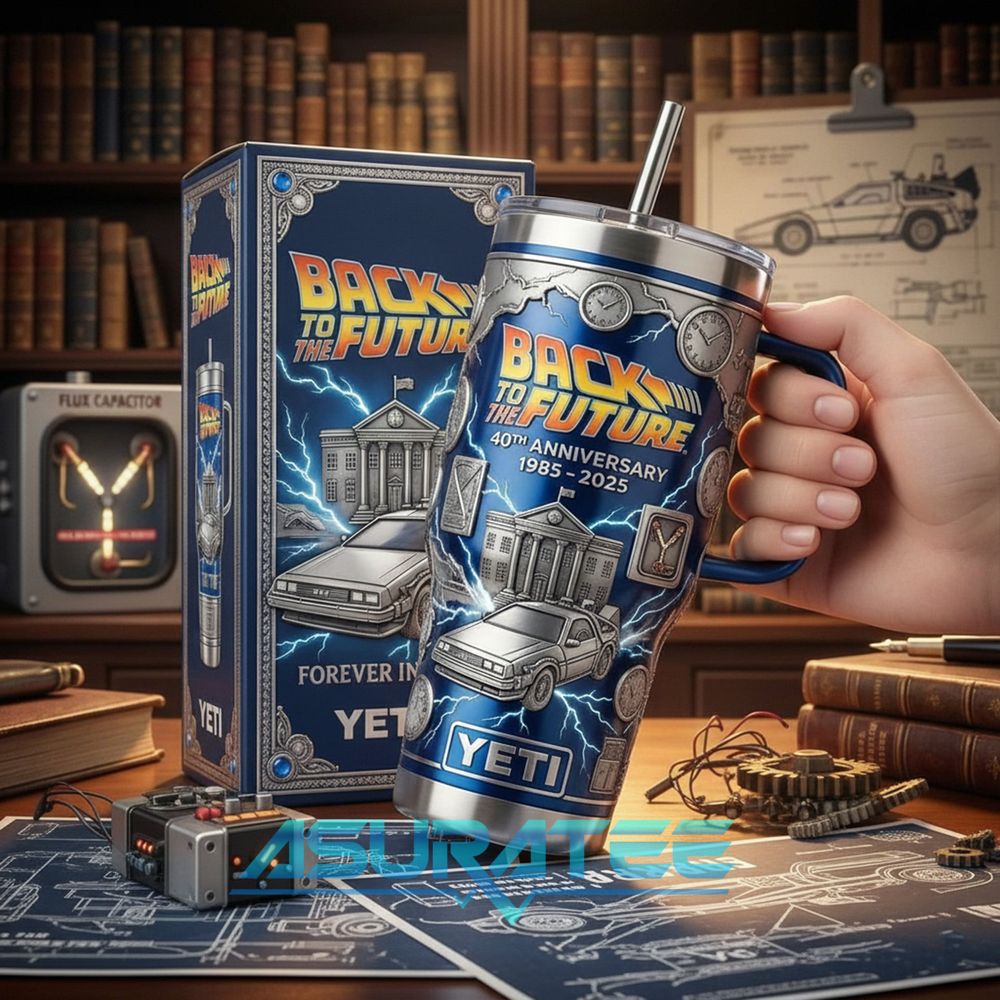 Back to The Future 40th Anniversary Special YETI Tumbler