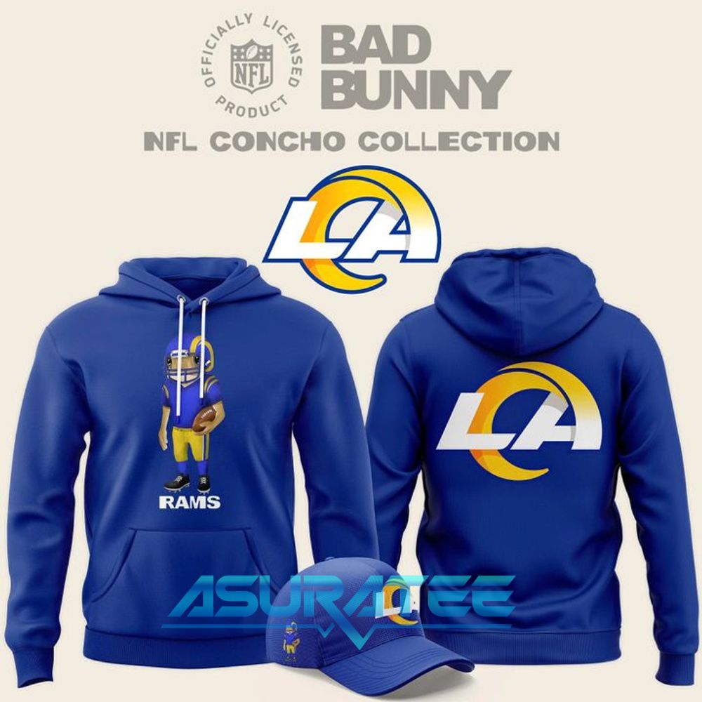 Bad Bunny x Los Angeles Rams Concho Special Hoodie Set 2026