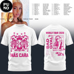 Bad Gyal Más Cara World Tour 2026 Hoodie T-Shirt