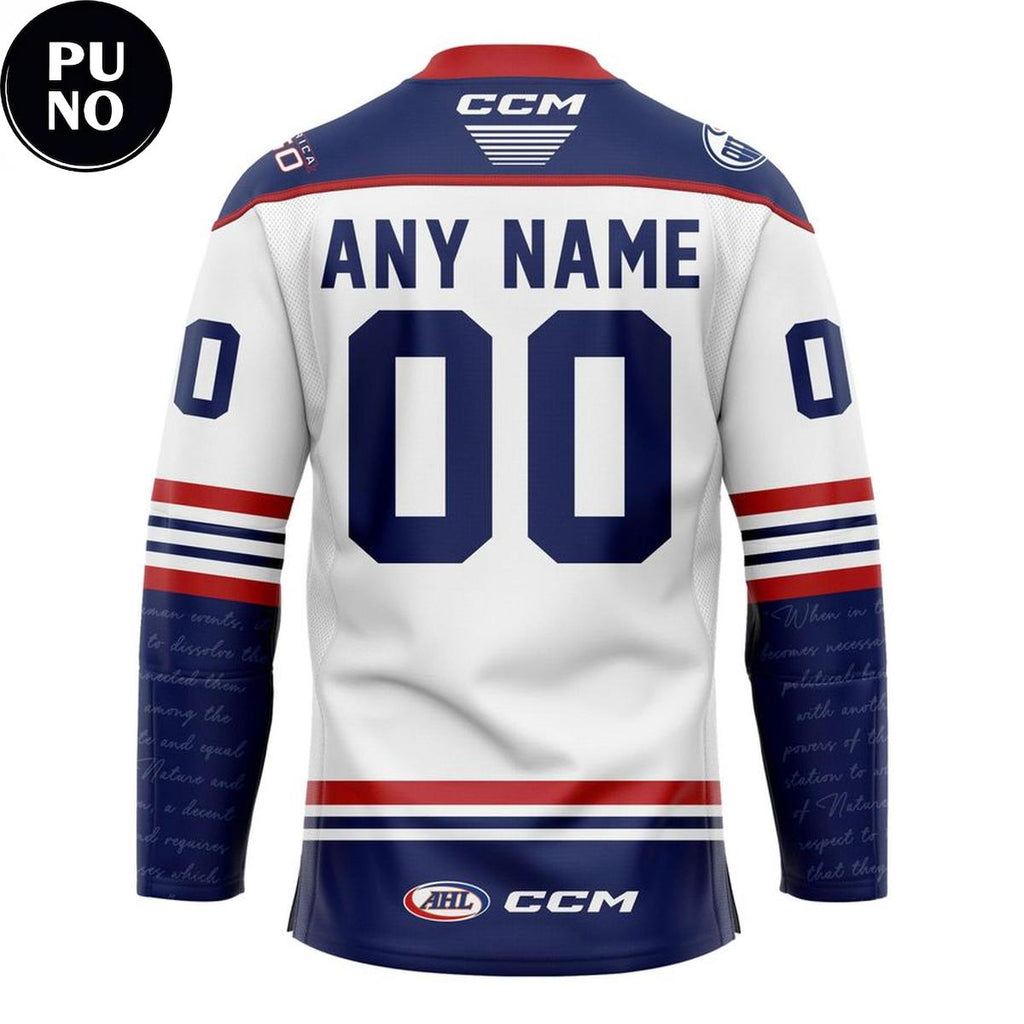 Bakersfield Condors x Patriotic Night 2026 Personalized Hockey Jersey