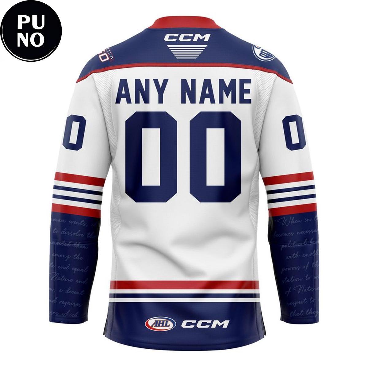 Bakersfield Condors x Patriotic Night 2026 Personalized Hockey Jersey