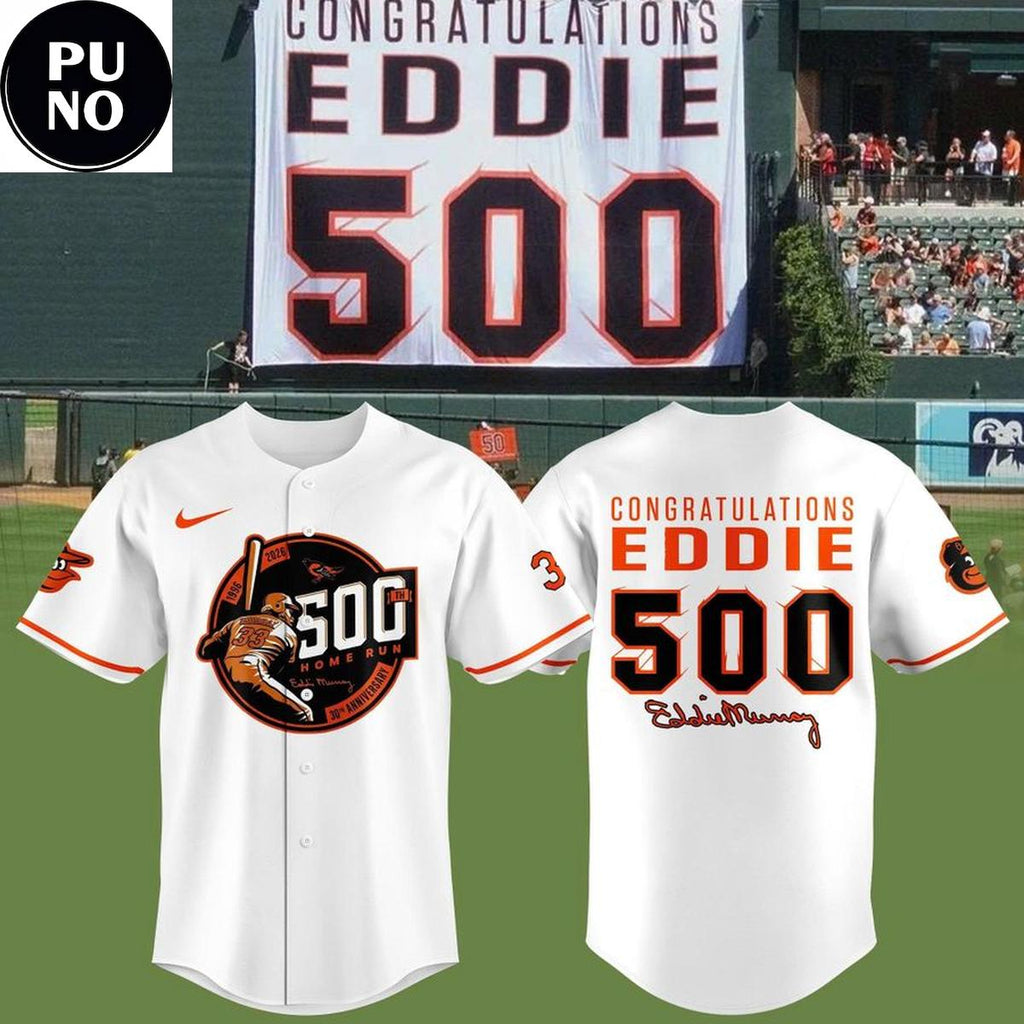 Baltimore Orioles 2026 Eddie Murray 500 Home Run Anniversary Baseball Jersey