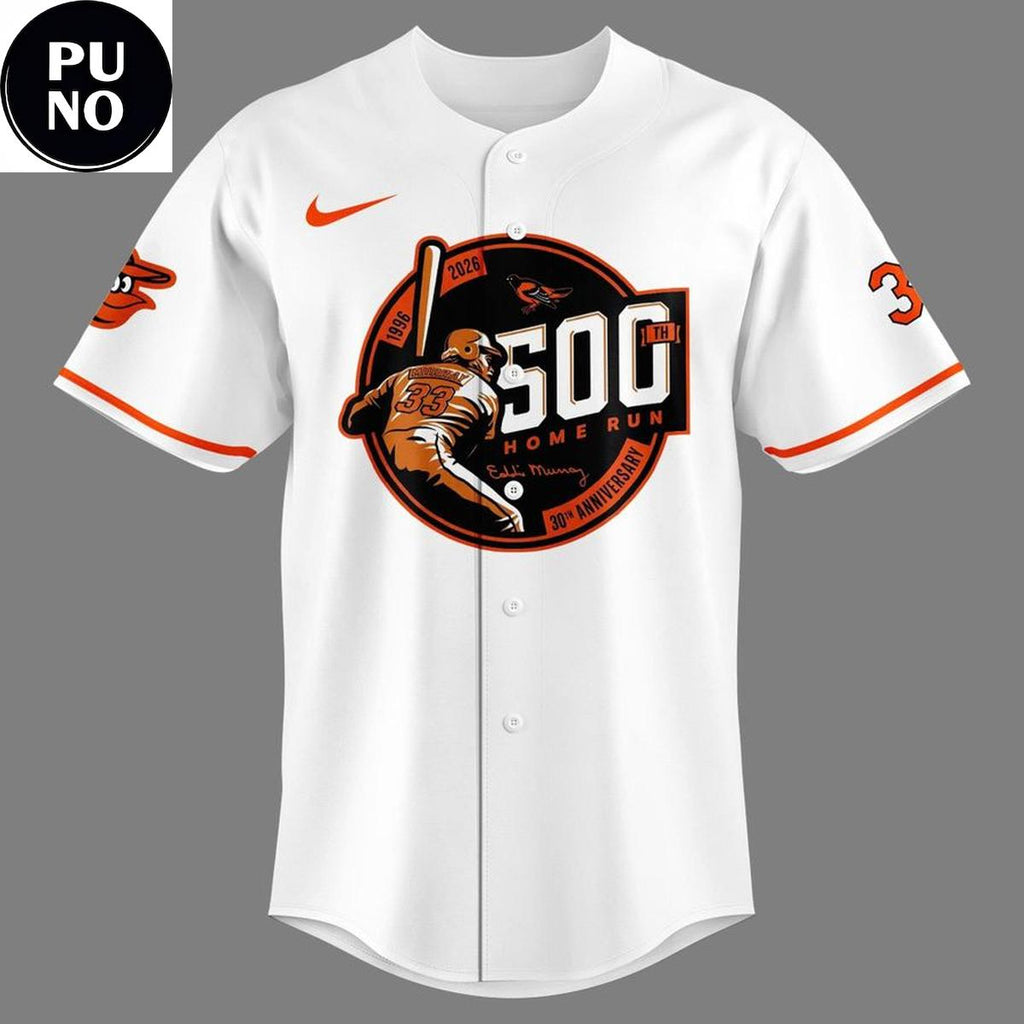 Baltimore Orioles 2026 Eddie Murray 500 Home Run Anniversary Baseball Jersey