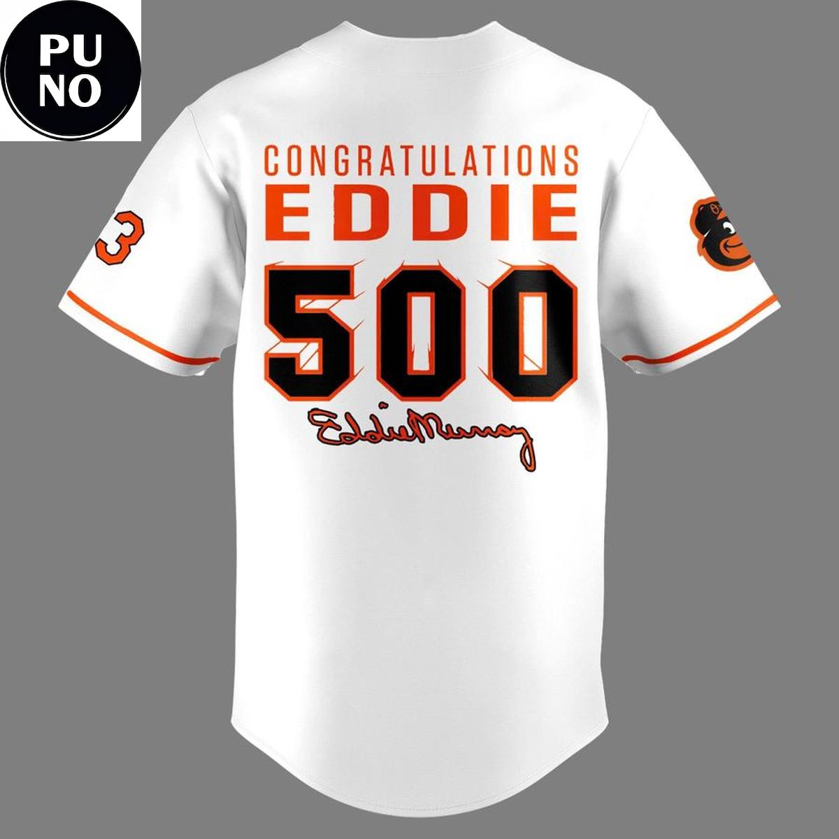 Baltimore Orioles 2026 Eddie Murray 500 Home Run Anniversary Baseball Jersey