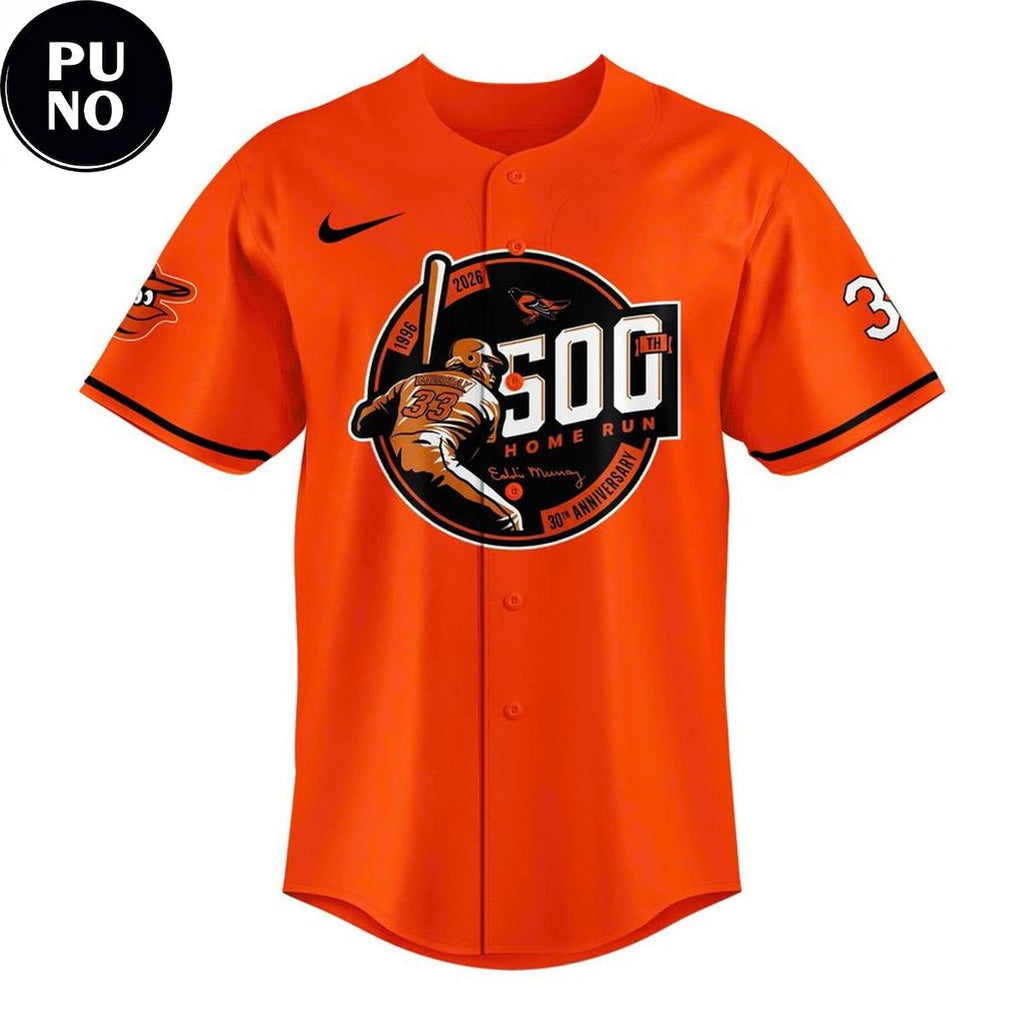 Baltimore Orioles 2026 Eddie Murray 500 Home Run Anniversary Baseball Jersey