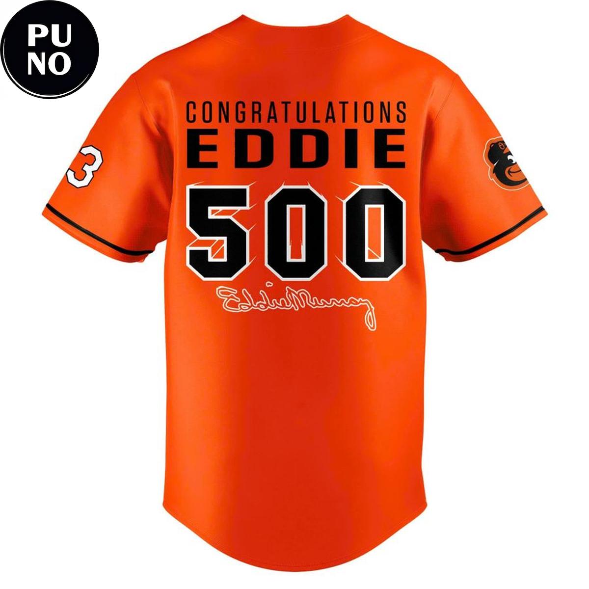 Baltimore Orioles 2026 Eddie Murray 500 Home Run Anniversary Baseball Jersey
