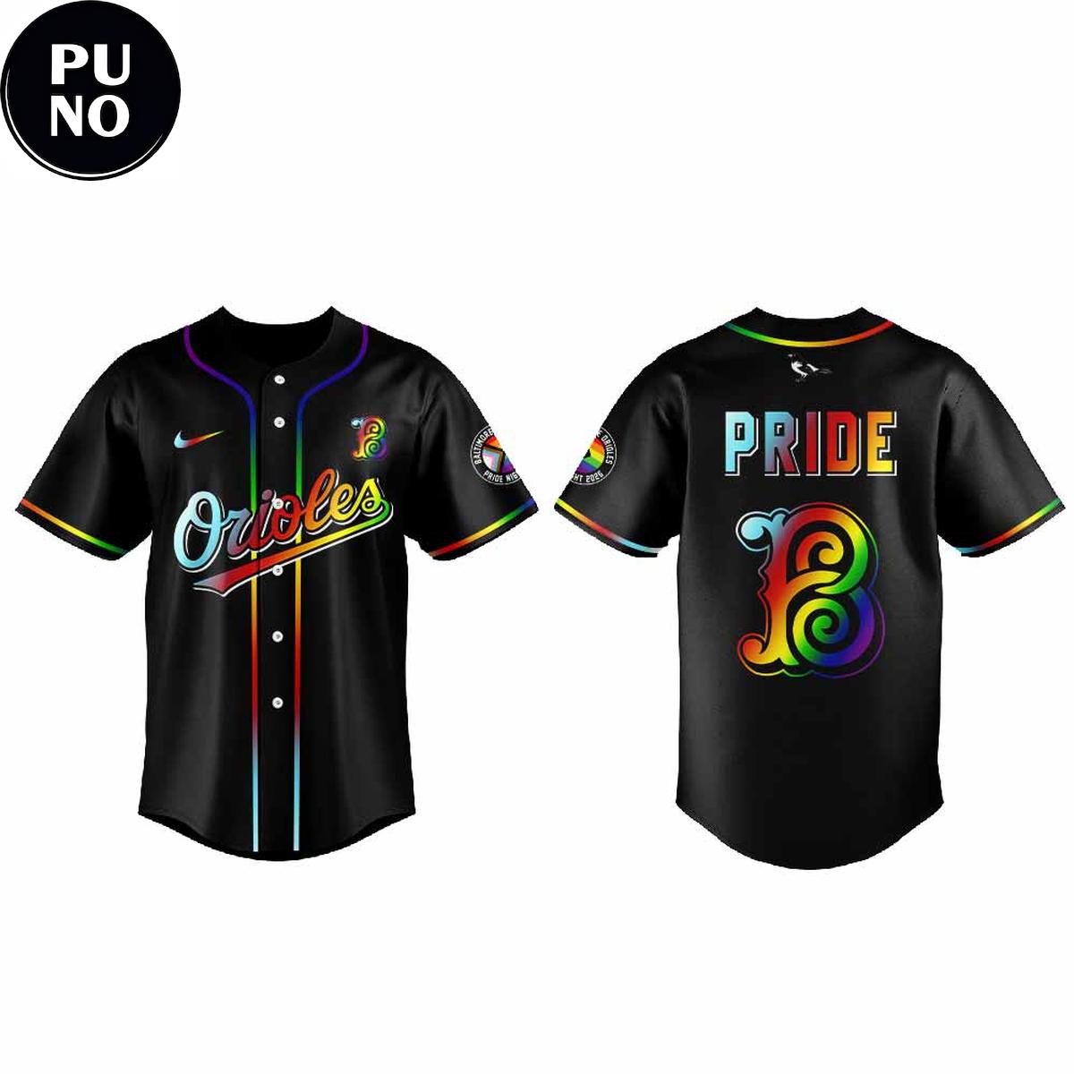 Baltimore Orioles Celebration Pride Night 2026 Baseball Jersey