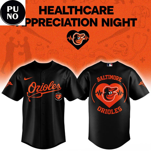 Baltimore Orioles Healthcare Appreciation Night 2026 Baseball Jersey