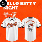 Baltimore Orioles Hello Kitty Night 2026 Baseball Jersey