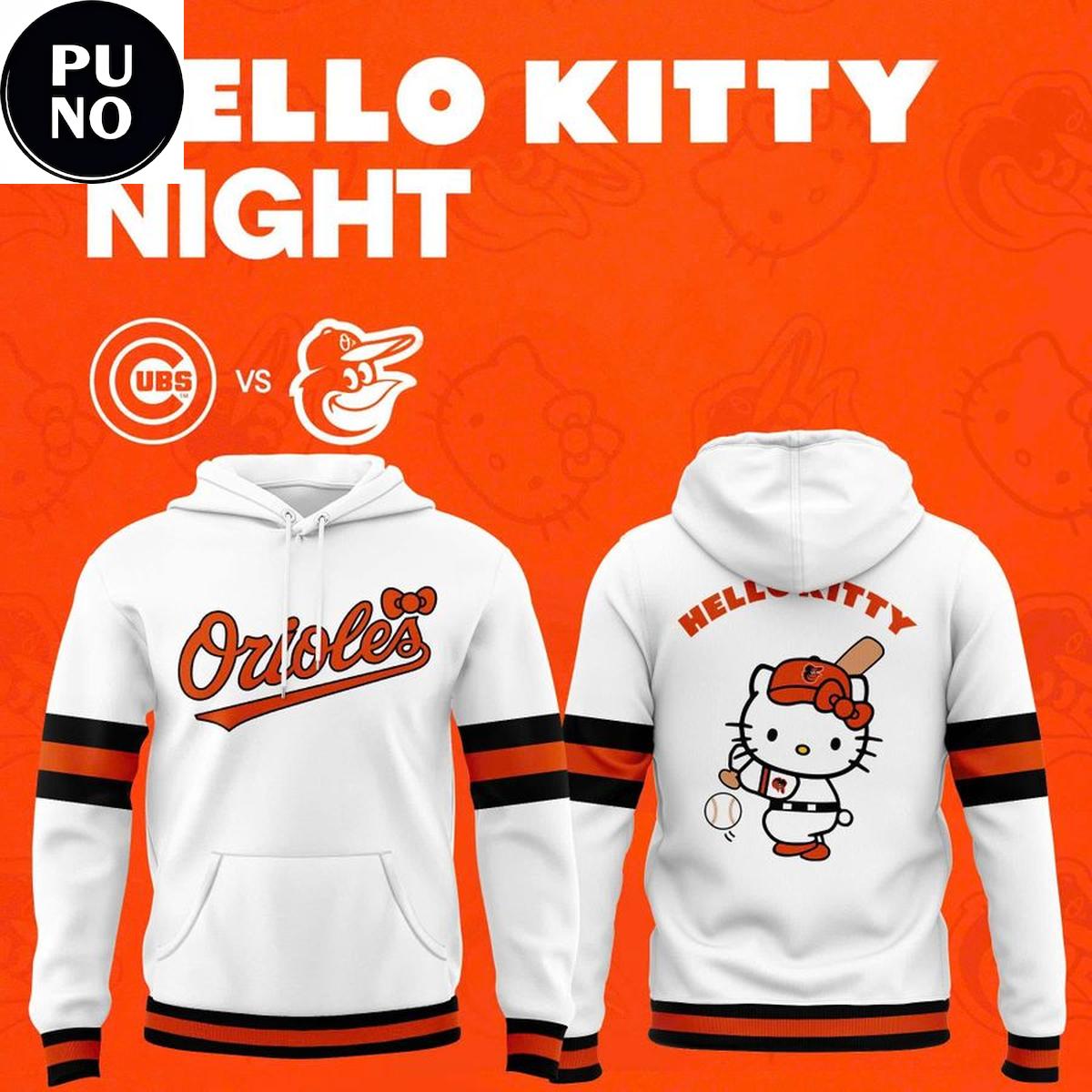 Baltimore Orioles Hello Kitty Night 2026 Hoodie T-Shirt
