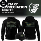 Baltimore Orioles Military Appreciation Night 2026 Hoodie T-Shirt