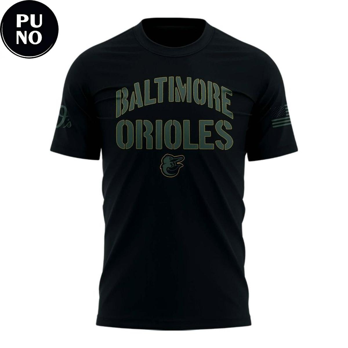 Baltimore Orioles Military Appreciation Night 2026 Hoodie T-Shirt