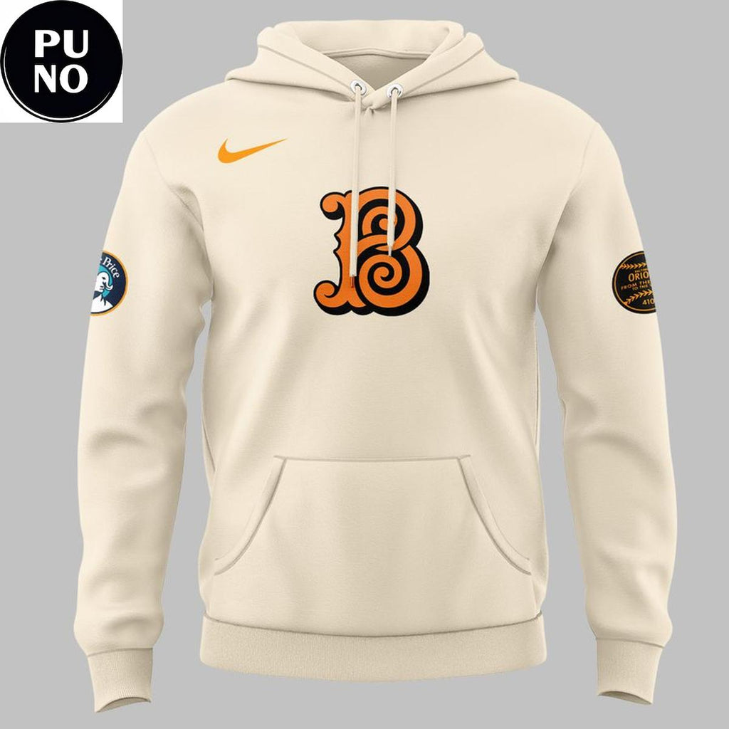 Baltimore Orioles New Season 2026 Cream Hoodie T-Shirt