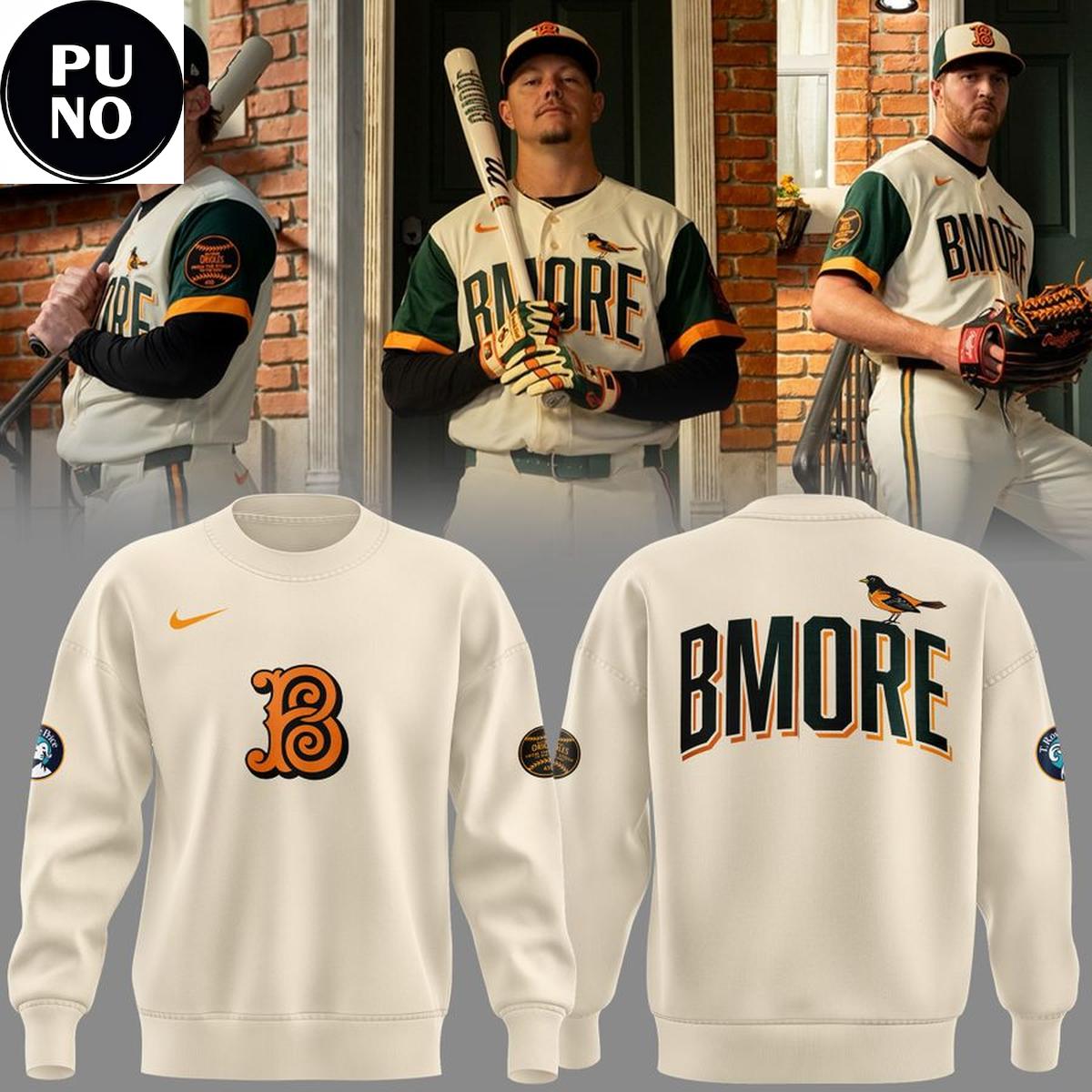 Baltimore Orioles New Season 2026 Cream Hoodie T-Shirt