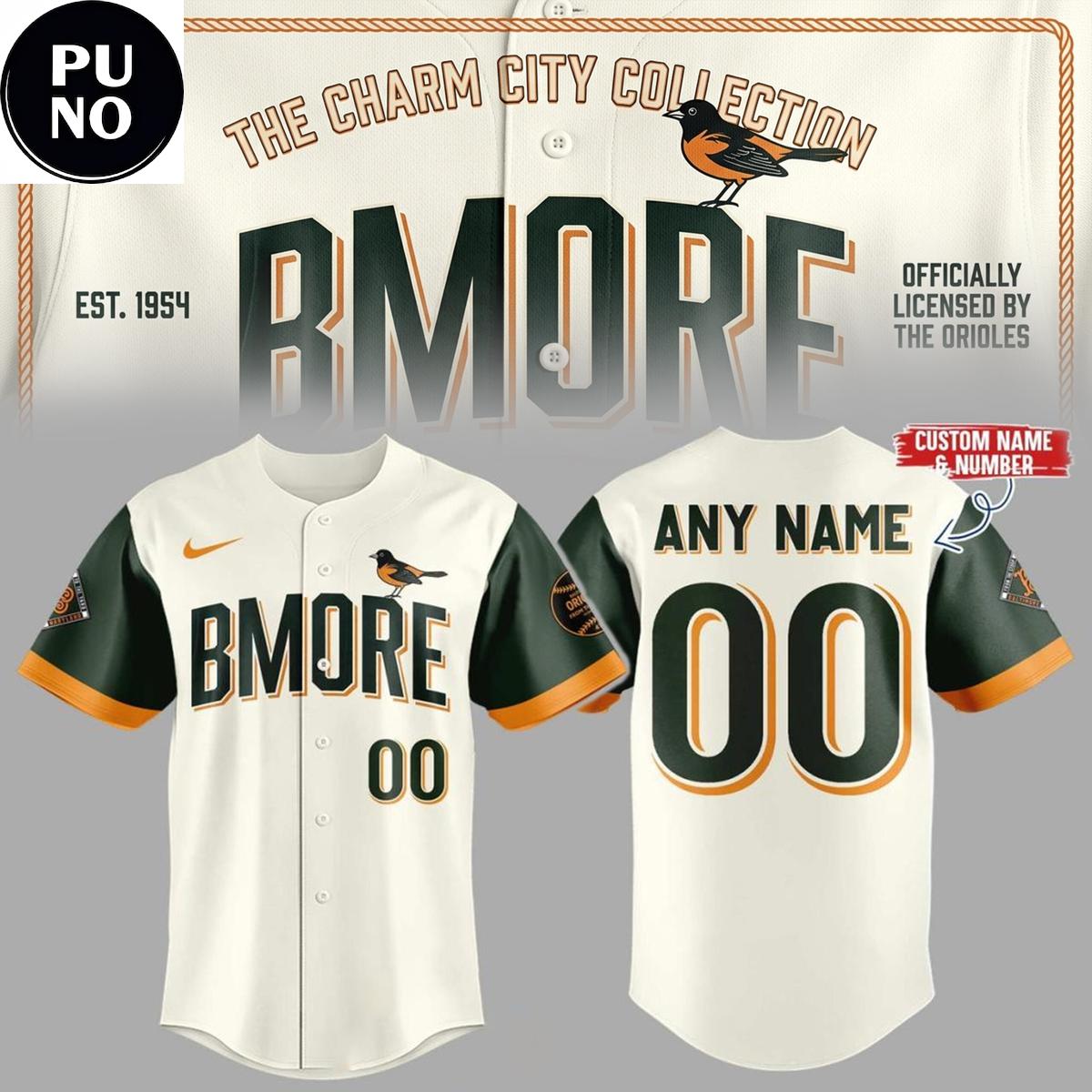 Baltimore Orioles The Charm City 2026 Baseball Jersey