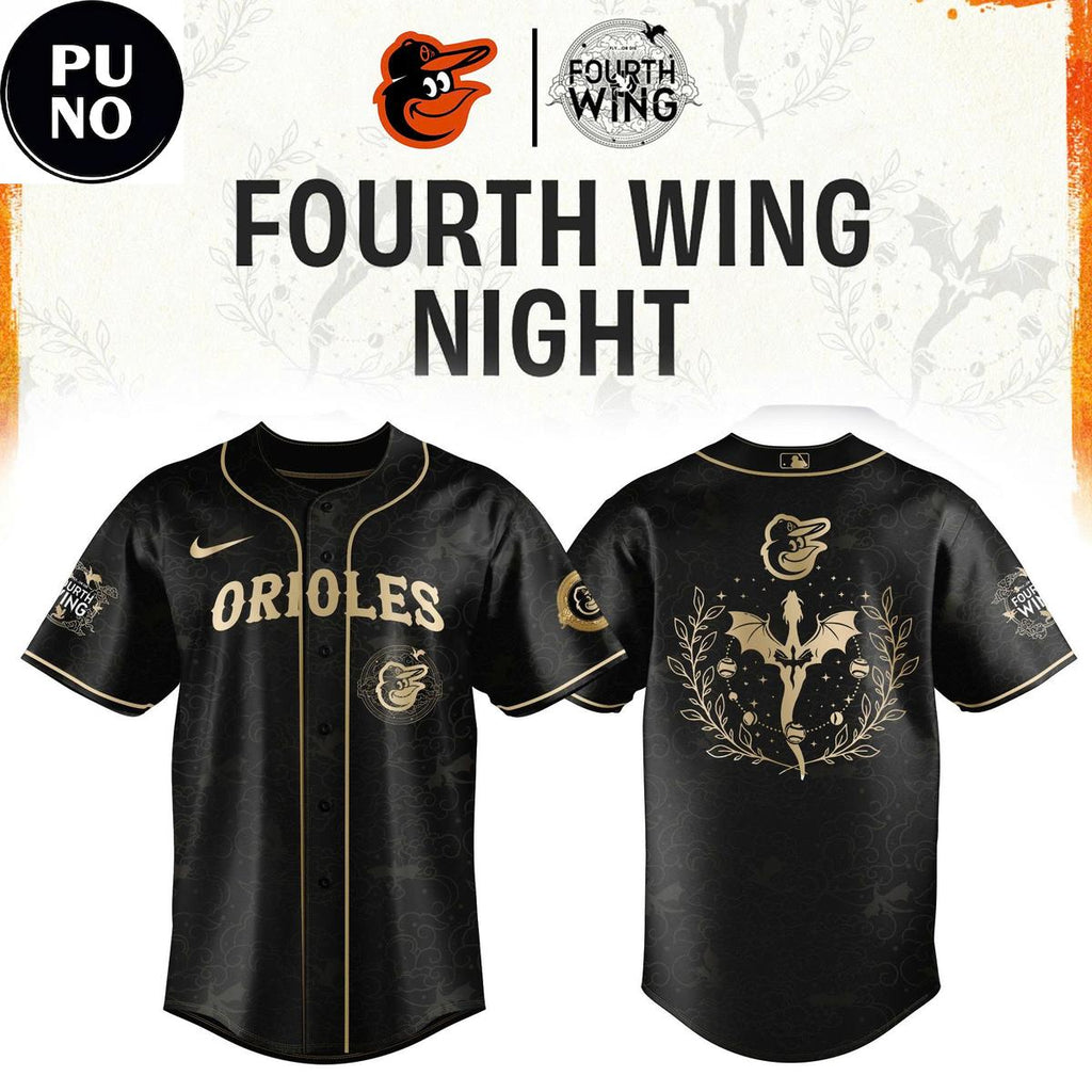 Baltimore Orioles x Fourth Wing Night 2026 Baseball Jersey
