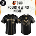 Baltimore Orioles x Fourth Wing Night 2026 Baseball Jersey