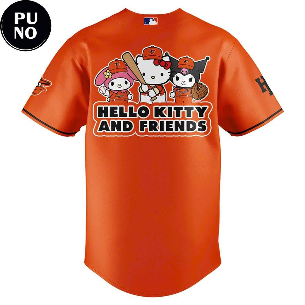 Baltimore Orioles x Hello Kitty and Friends Night 2026 Baseball Jersey