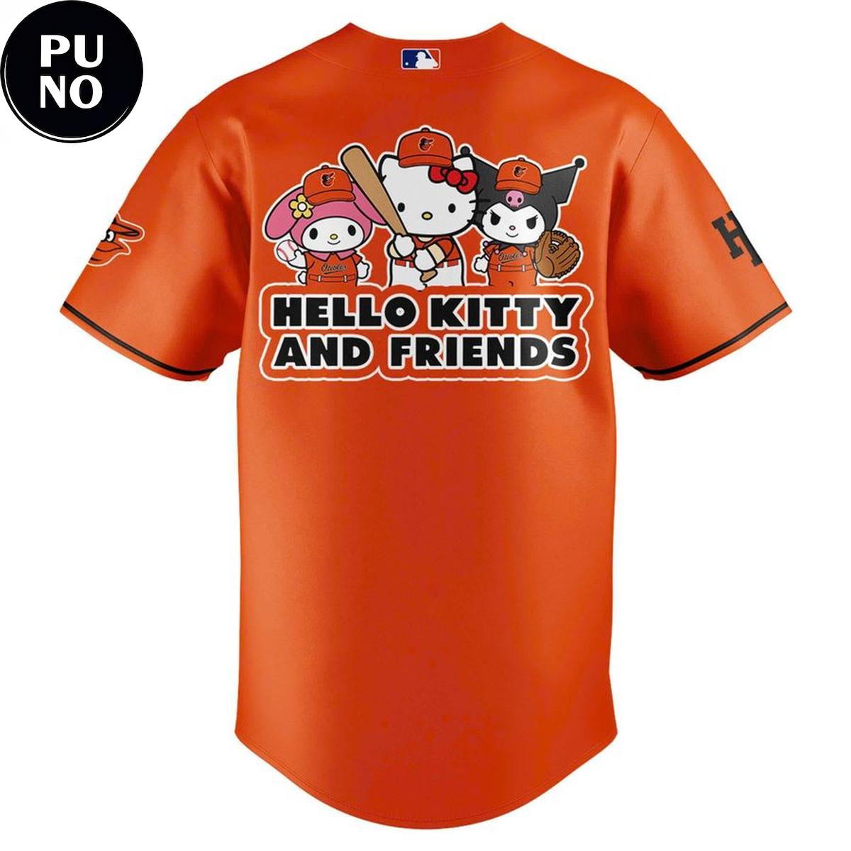 Baltimore Orioles x Hello Kitty and Friends Night 2026 Baseball Jersey