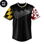 Baltimore Orioles x Maryland Night 2026 Personalized Baseball Jersey