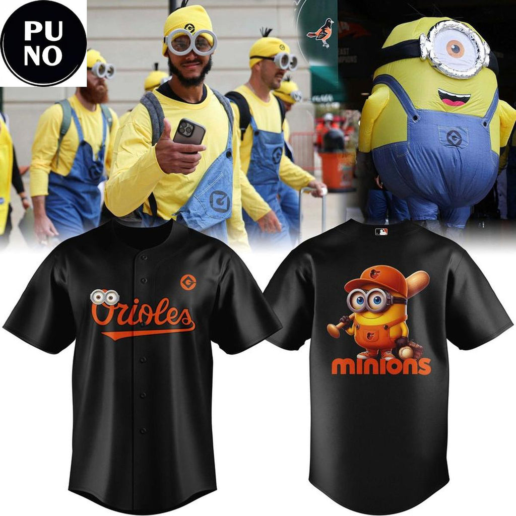 Baltimore Orioles x Minions Night 2026 Baseball Jersey