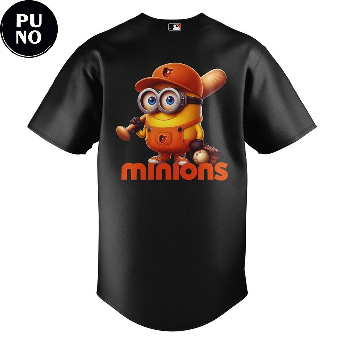 Baltimore Orioles x Minions Night 2026 Baseball Jersey
