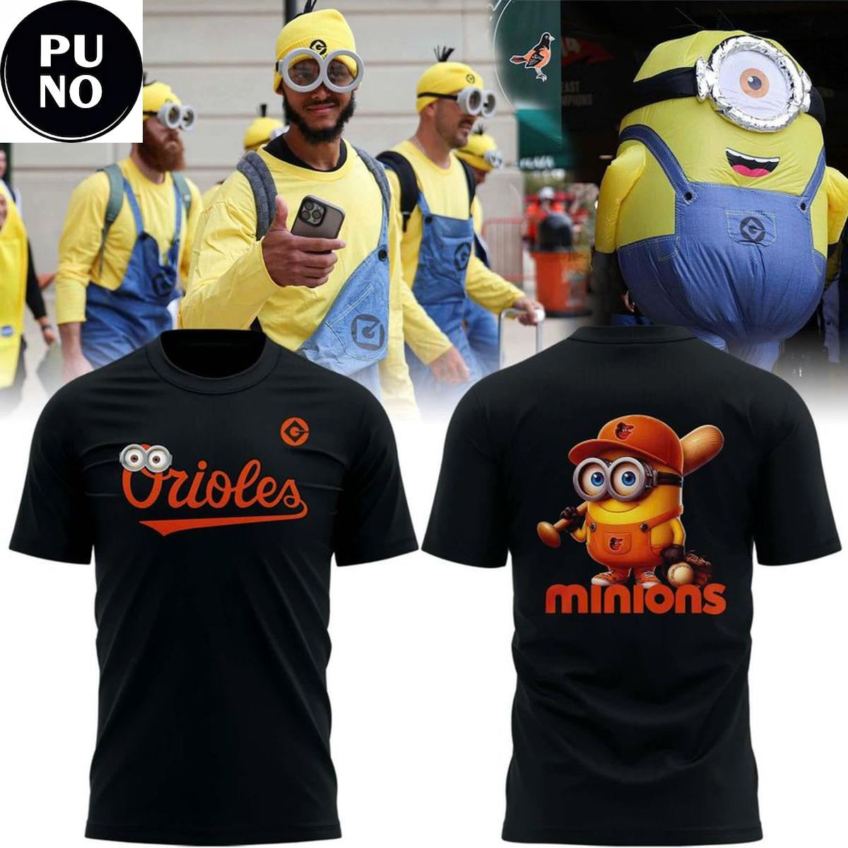 Baltimore Orioles x Minions Night 2026 T-Shirt