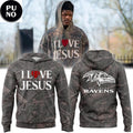 Baltimore Ravens 2026 I Love Jesus Forest Camo Hoodie T-Shirt