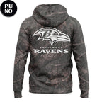 Baltimore Ravens 2026 I Love Jesus Forest Camo Hoodie T-Shirt