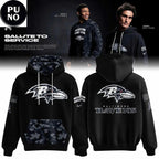 Baltimore Ravens 2026 Salute to Service Hoodie T-Shirt