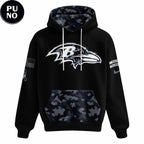 Baltimore Ravens 2026 Salute to Service Hoodie T-Shirt
