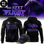 Baltimore Ravens 2026 The Next Flight Hoodie T-Shirt