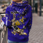 Custom NFL Baltimore Ravens Hoodie Leggings Rock Paper Scissors Throat Punch I Win Hoodie