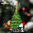 Baltimore Ravens Snoopy Peanuts Custom Christmas Ornament Xmas Tree Decorations