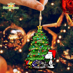 Baltimore Ravens Snoopy Peanuts Custom Christmas Ornament Xmas Tree Decorations