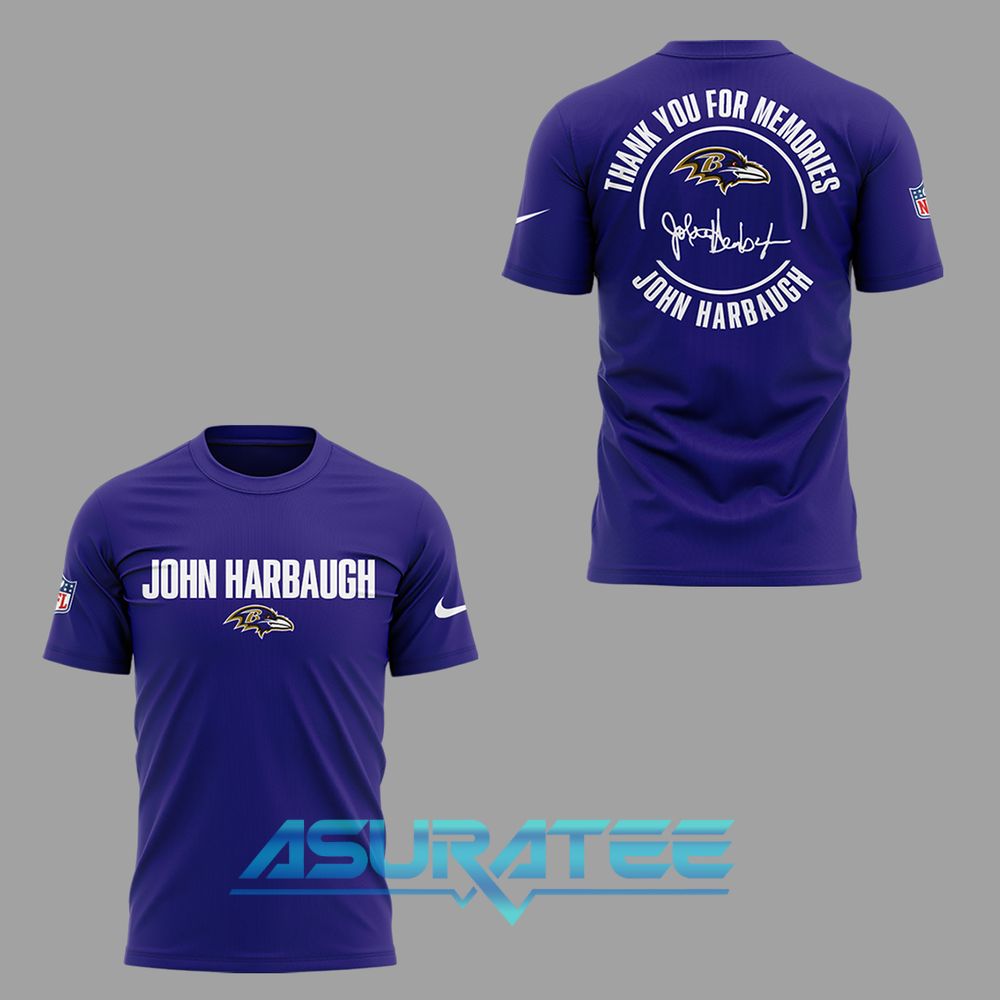 Baltimore Ravens “Thank you Coach Harbaugh” Special Shirt