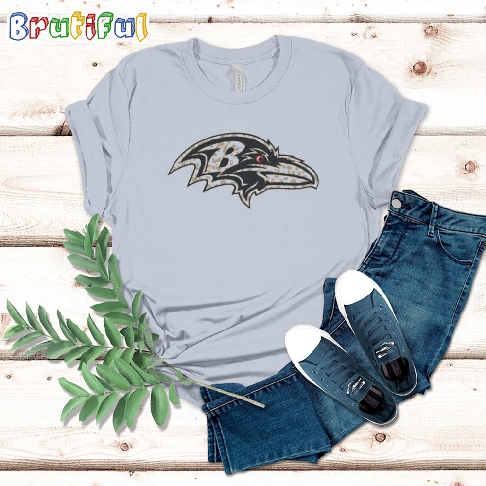 Baltimore Ravens Women’s ’47 Cream Panthera Frankie T-Shirt