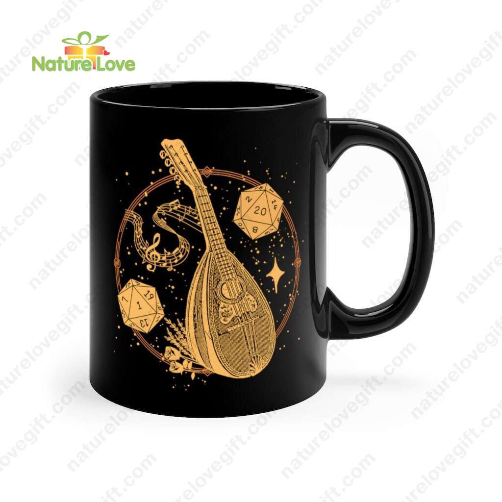 Bardic Inspiration Bard Dice Mug DnD Dungeons and Dragons Gift