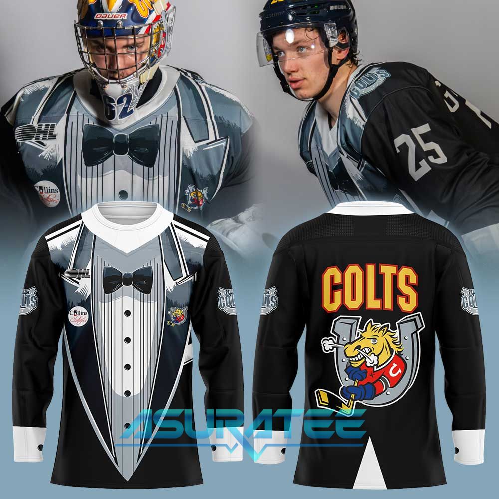 Barrie Colts Our NYE Specialty Hockey Jersey