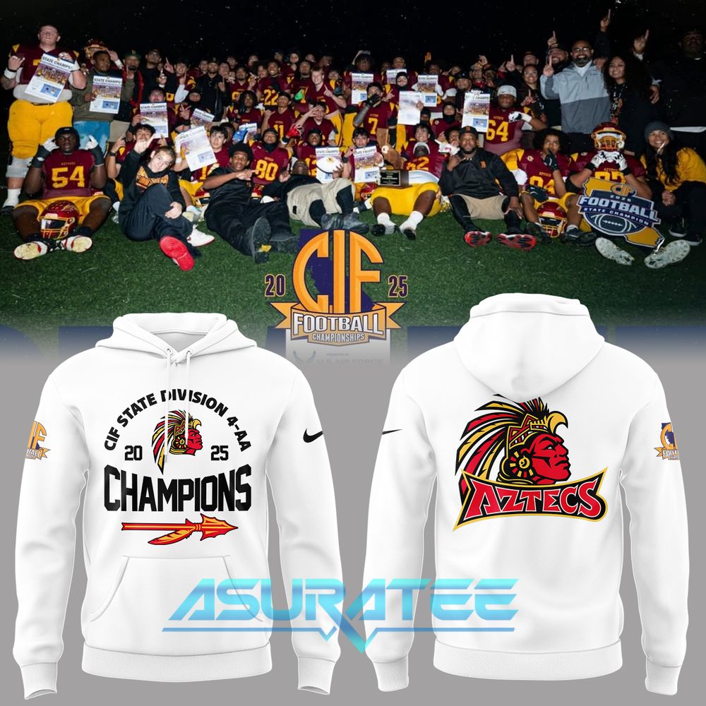 Barstow Aztecs CIF State Division 4-AA Champions Hoodie Set