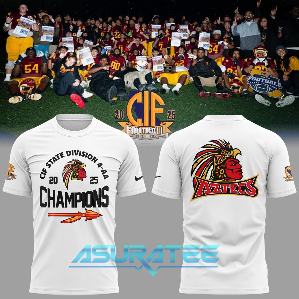 Barstow Aztecs CIF State Division 4-Aa Champions Shirt