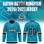 Baton Rouge Kingfish New Threads New Season 2026 Personalized Hockey Jersey
